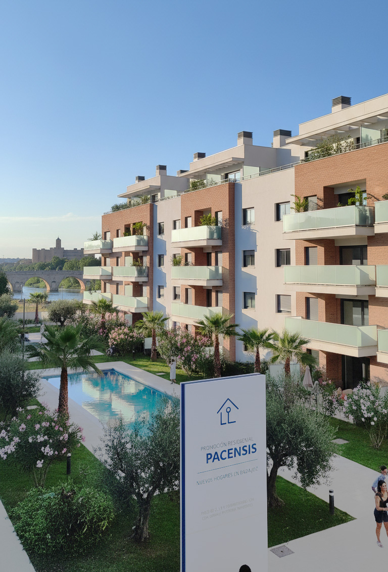 promotoras inmobiliarias Badajoz, venta viviendas Badajoz capital, adosados obra nueva Badajoz