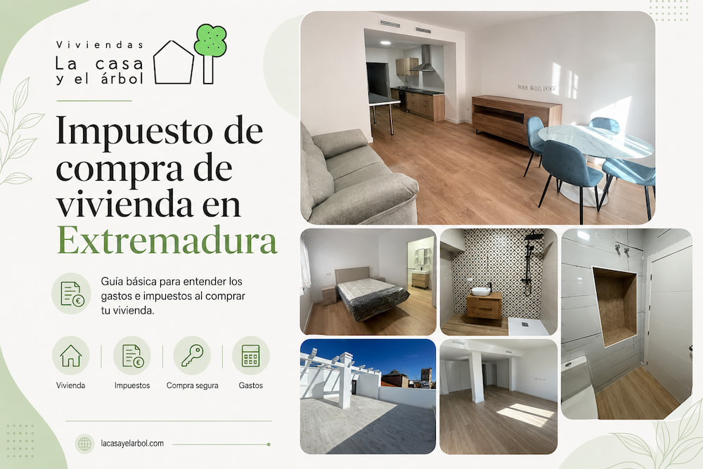 Impuesto de compra de vivienda en Extremadura: cálculo del ITP y tipos reducidos.